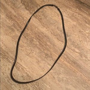 Chain 18kgp black steal